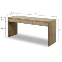 Load image into Gallery viewer, 3 Drawer Waterfall Desk