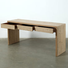 Load image into Gallery viewer, 3 Drawer Waterfall Desk