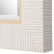 Load image into Gallery viewer, White Rattan Mirror