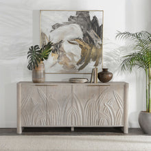 Load image into Gallery viewer, Ledro White Wash Wood Sideboard - 82"