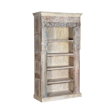 Load image into Gallery viewer, Alta Tall Carved Bookcase - Antique White