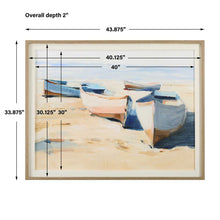 Load image into Gallery viewer, Beached Boats Framed Art