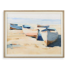 Load image into Gallery viewer, Beached Boats Framed Art