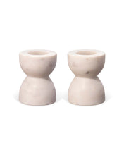 Load image into Gallery viewer, Petite Marble Candlesticks
