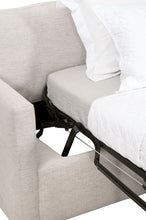 Load image into Gallery viewer, Clara - 86" Stone Basketweave Queen Sleeper Sofa