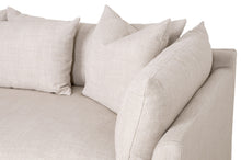 Load image into Gallery viewer, Haven - 96" Bisque French Linen Slipcover Sofa