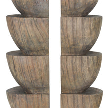 Load image into Gallery viewer, Carved Wooden Table Lamp