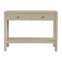 Load image into Gallery viewer, Paloma 2 Drawer Raffia Console