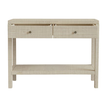 Load image into Gallery viewer, Paloma 2 Drawer Raffia Console