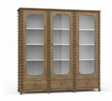 Load image into Gallery viewer, Milano Bookcase W/3 Glass Doors - 2 Shades