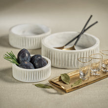 Load image into Gallery viewer, Arezzo Carved Marble Bowl - Small