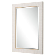 Load image into Gallery viewer, White Rattan Mirror