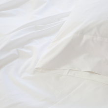 Load image into Gallery viewer, White Cotton Percale Sheet Set by Pom Pom at Home