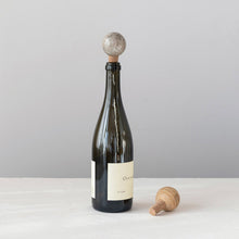 Load image into Gallery viewer, Marble and Cork Bottle Stopper