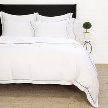 Load image into Gallery viewer, Sheena Bamboo Sateen Duvet Cover Set by Pom Pom at Home - 6 Colors