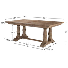 Load image into Gallery viewer, Stratford 76&quot; Dining Table
