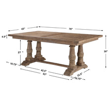 Load image into Gallery viewer, Stratford 76" Dining Table