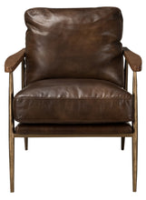 Load image into Gallery viewer, Christopher Club Accent Chair - Antique Brown