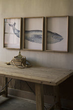 Load image into Gallery viewer, Triptych Whale Wall Art S/3
