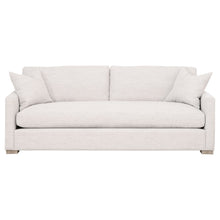 Load image into Gallery viewer, Clara - 86" Stone Basketweave Slim Arm Sofa