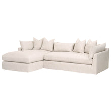 Load image into Gallery viewer, Haven - 110" Bisque Slipcover Sectional (L/R Chase)