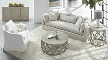 Load image into Gallery viewer, Haven - 96" Bisque French Linen Slipcover Sofa