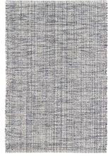 Load image into Gallery viewer, Marled Woven Cotton Rug - Indigo