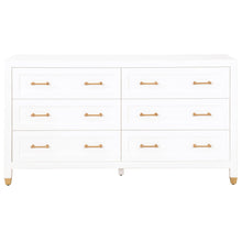 Load image into Gallery viewer, Stella 6 Drawer Dresser - White