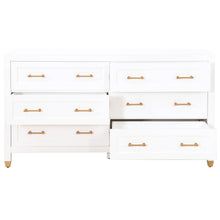 Load image into Gallery viewer, Stella 6 Drawer Dresser - White