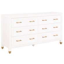 Load image into Gallery viewer, Stella 6 Drawer Dresser - White