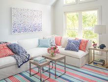 Load image into Gallery viewer, CORINTH CHENILLE BLUE THROW