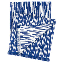 Load image into Gallery viewer, CORINTH CHENILLE BLUE THROW