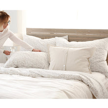 Load image into Gallery viewer, JUNE OCEAN/ GREY BIG PILLOW 28" X 36" WITH INSERT