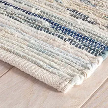 Load image into Gallery viewer, Denim Woven Cotton Rug