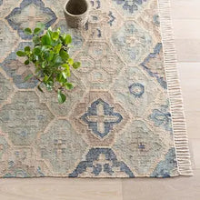 Load image into Gallery viewer, Pali Blue Woven Jute Rug