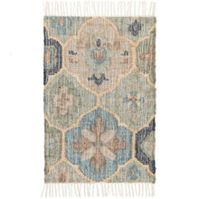 Load image into Gallery viewer, Pali Blue Woven Jute Rug