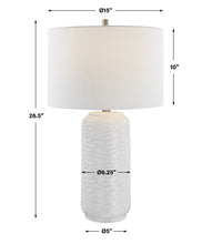 Load image into Gallery viewer, White Ceramic Table Lamp
