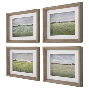 Quiet Meadows Framed Prints S/4