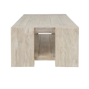 Troy 60" Coffee Table - White