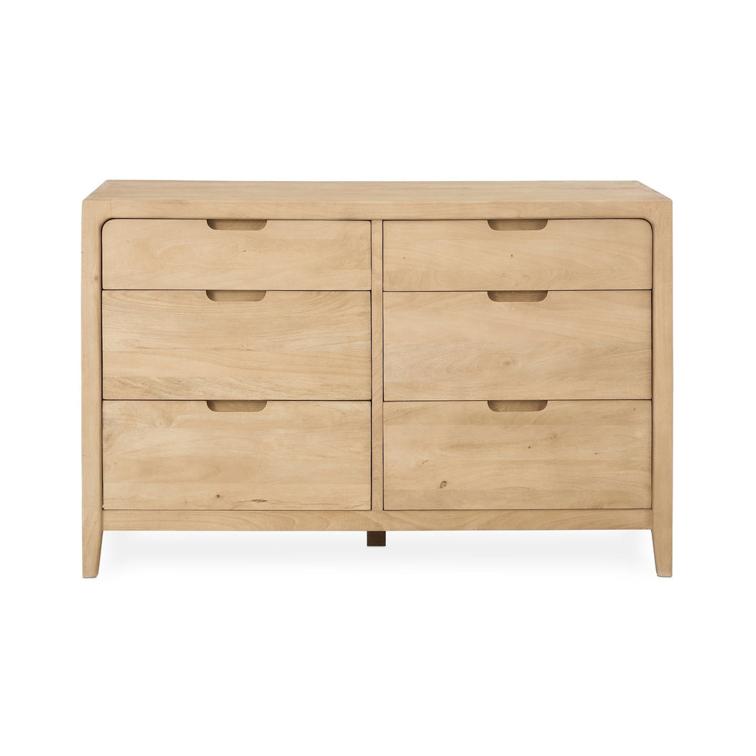 Laguna Solid Wood 6 Drawer Dresser