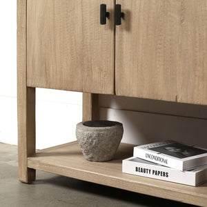 4 Door Wood Sideboard - 67"