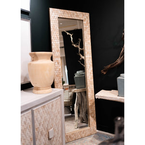 Fulton Teak Leaning Mirror