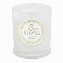 Load image into Gallery viewer, Eucalyptus + White Sage 9.5 oz. Candle
