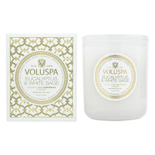 Load image into Gallery viewer, Eucalyptus + White Sage 9.5 oz. Candle
