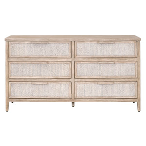 Malay 6 Drawer Double Dresser