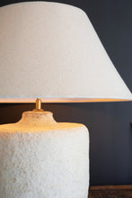 Load image into Gallery viewer, Cylinder Paper Mache Table Lamp
