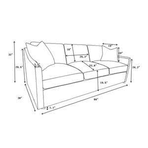 Dexter - 84" Sofa