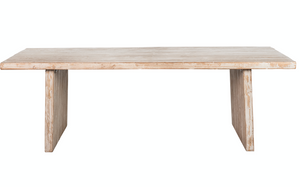 Chanel 94" Rect Dining Table - Aged White