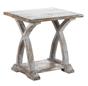 Genevieve End Table - Sky Grey