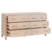 Load image into Gallery viewer, Stella 6 Drawer Dresser - Honey Oak
